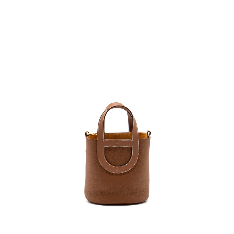 HERMES IN-THE-LOOP 18 Bag CLEMENCE GOLD GHW Stamp U