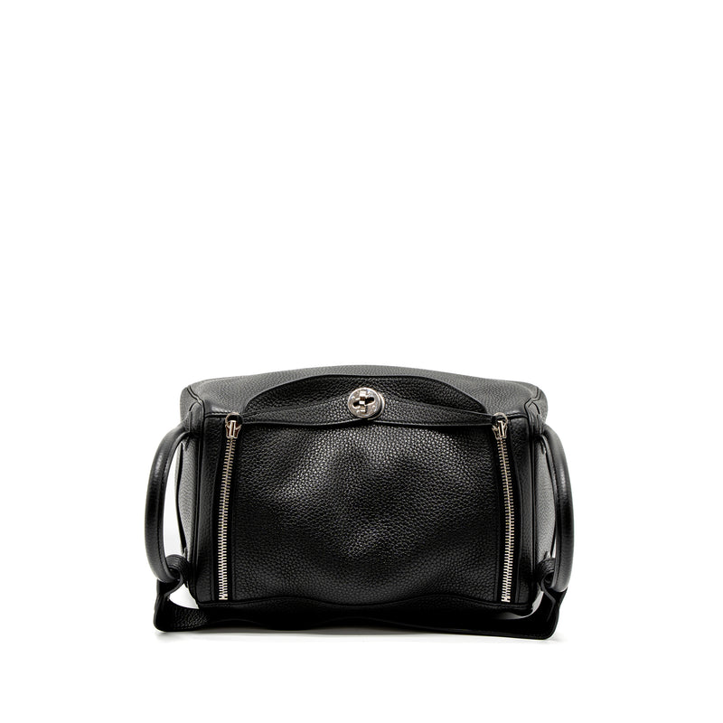 HERMES LINDY 30 CLEMENCE IN BLACK SHW STAMP C