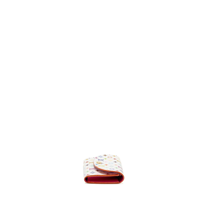 Louis Vuitton x Takashi Murakami Rosalie Coin Purse Multicoloured Monogram Canvas White GHW