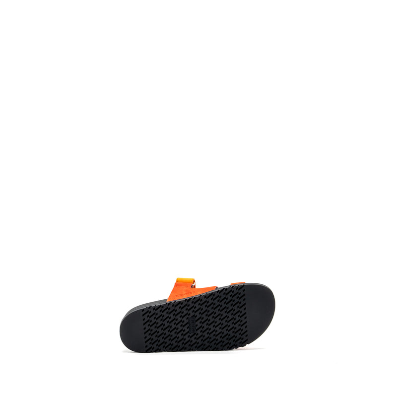 Hermes size 37.5 chypre sandal suede multicolour