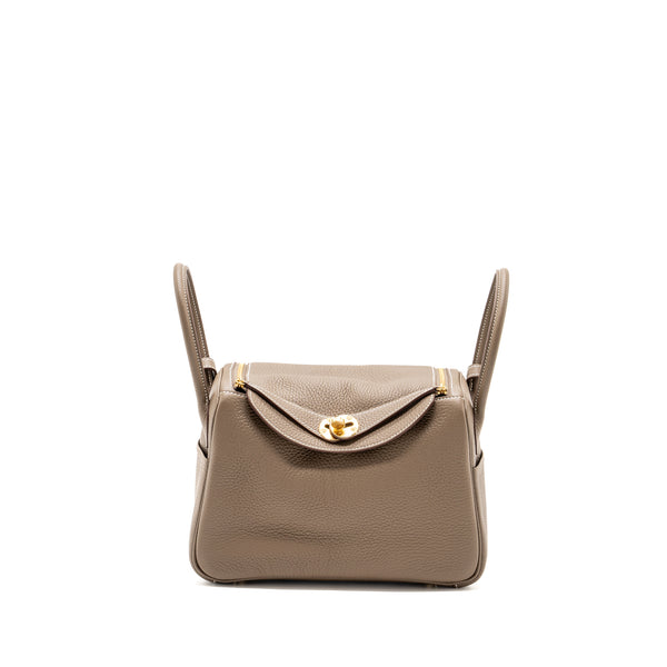 Hermes Lindy 26 Clemence Etoupe GHW Stamp B
