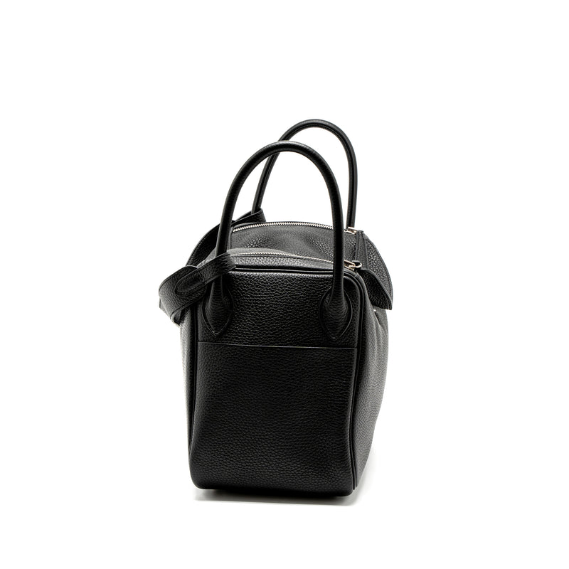 Hermes Lindy 30 Clemence Black SHW Stamp C