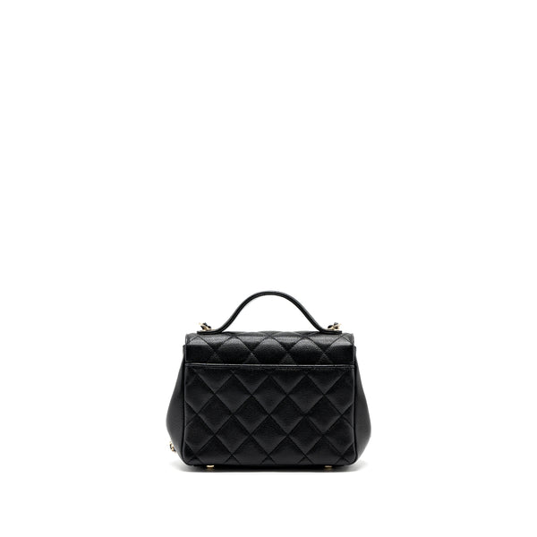 Chanel small business affinity caviar black LGHW (microchip)