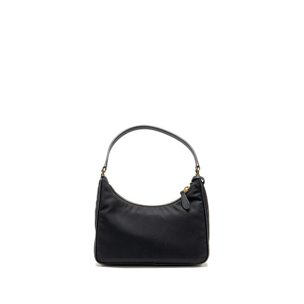 Prada Reedition 2005 Nylon Bag Black GHW