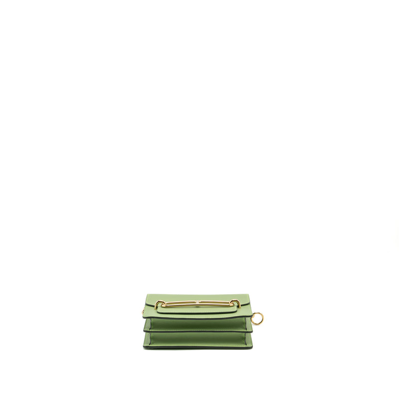 Hermes Mini Roulis evercolor Vert Criquit LGHW stamp Z