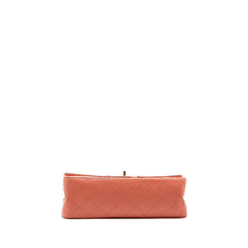 Chanel SMALL 2.55 REISSUE FLAP BAG aged calfskin LIGHT PINK GHW