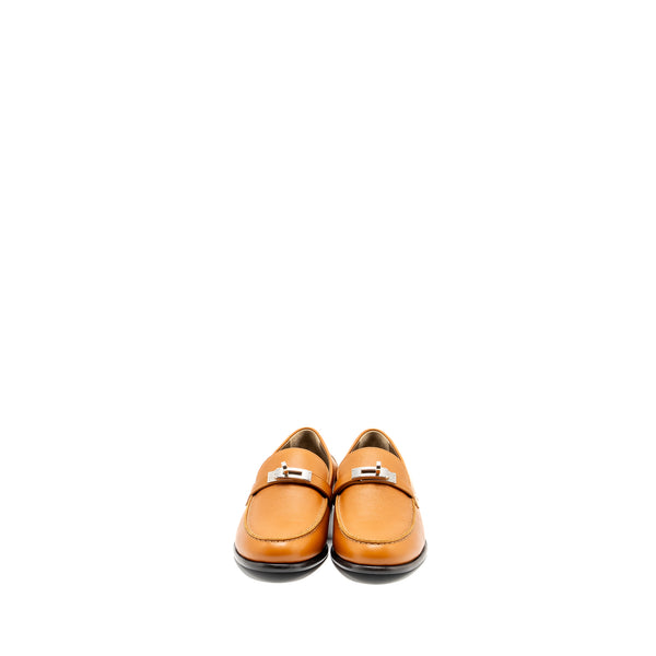 Hermes Size 39 Destin Loafer Calfskin Naturel SHW