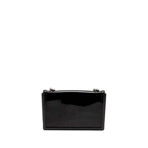 Ferragamo Ginny Shoulder Bag Calfskin Black SHW