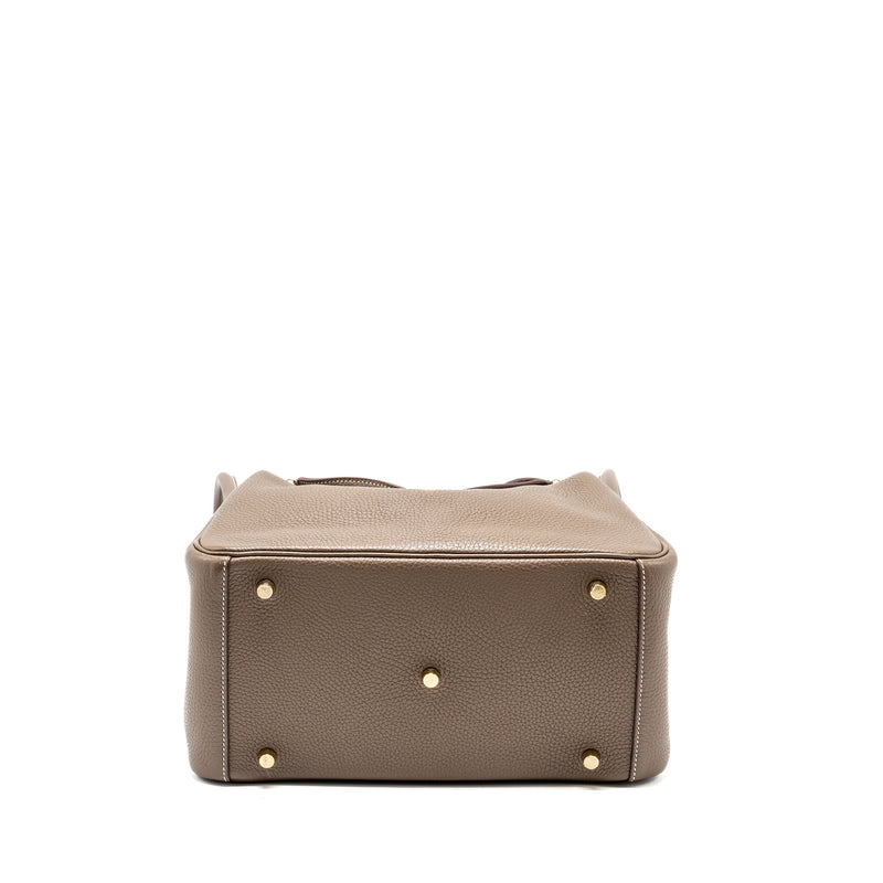 Hermes Lindy 30 Clemence Etoupe GHW Stamp C