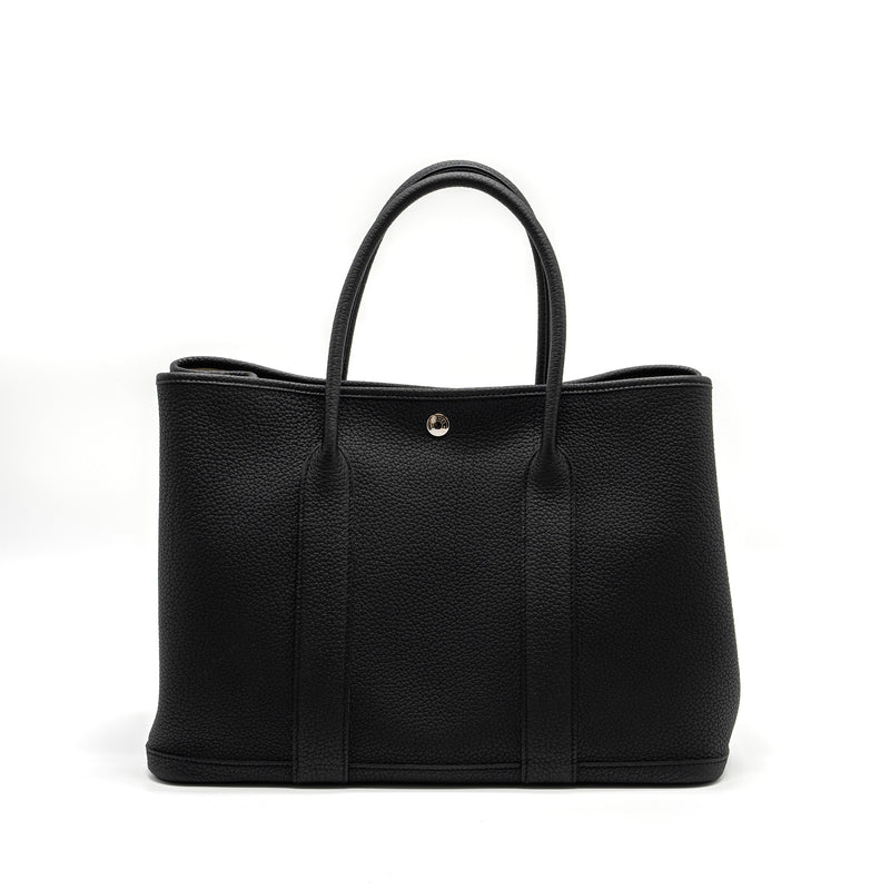 Hermes Garden Party 36 Negonda Black SHW Stamp C