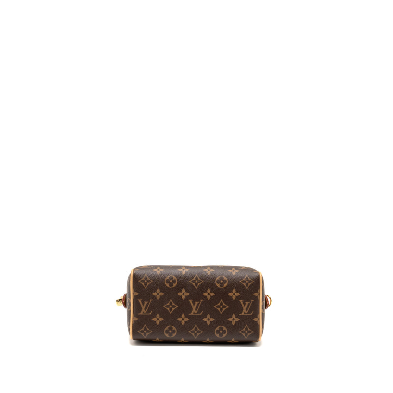 Louis Vuitton Speedy Bandouliere 20 Monogram  Canvas Black Strap GHW