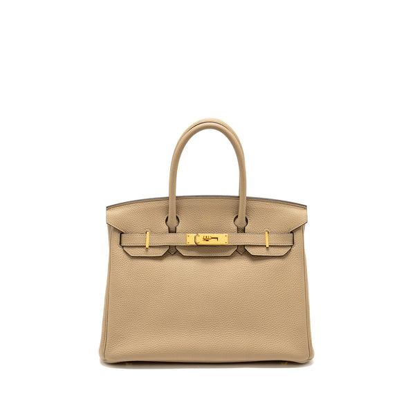Hermes Birkin 30 Togo Trench GHW Stamp X