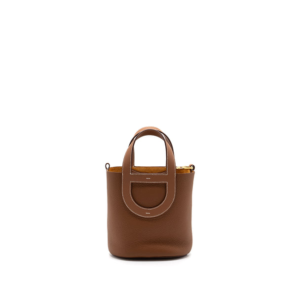 HERMES IN-THE-LOOP 18 Bag CLEMENCE GOLD GHW Stamp U