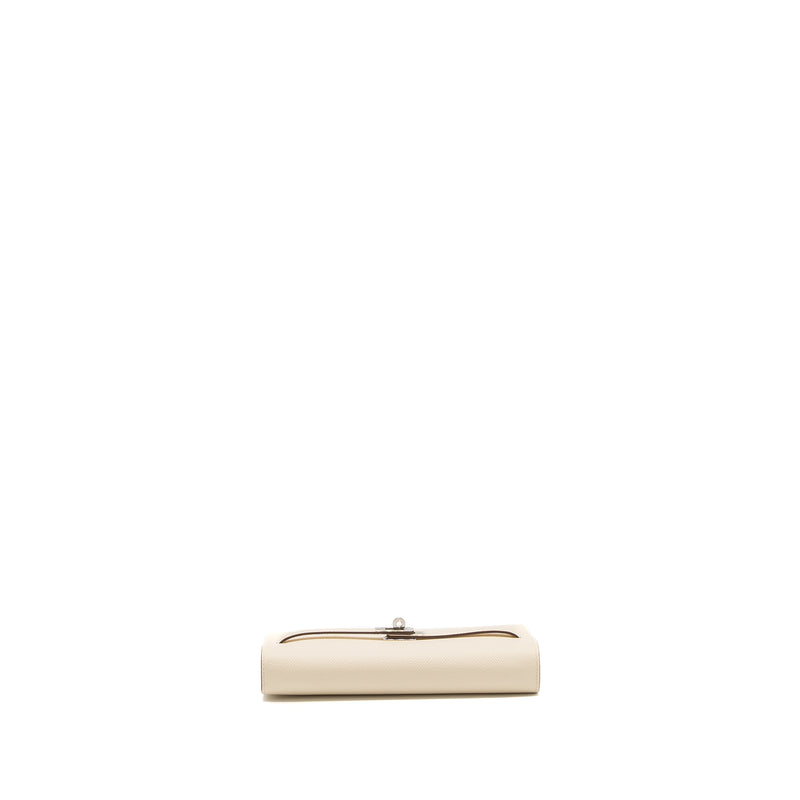 hermes classic kelly to go epsom nata / Jaune poussin SHW stamp U