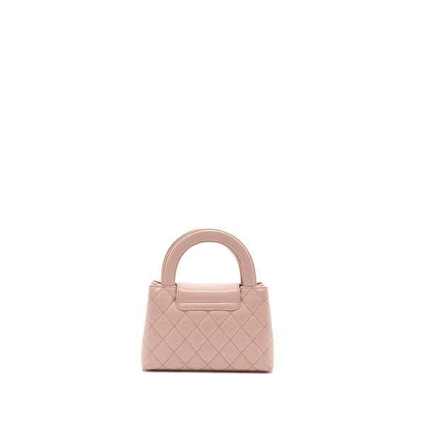 Chanel 23k Mini Shopping Tote Calfskin Light Pink GHW(Microchip)