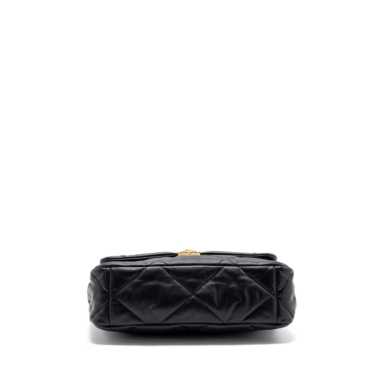 Chanel Medium 19 Bag Lambskin Black Multicolour Hardware(Microchip)