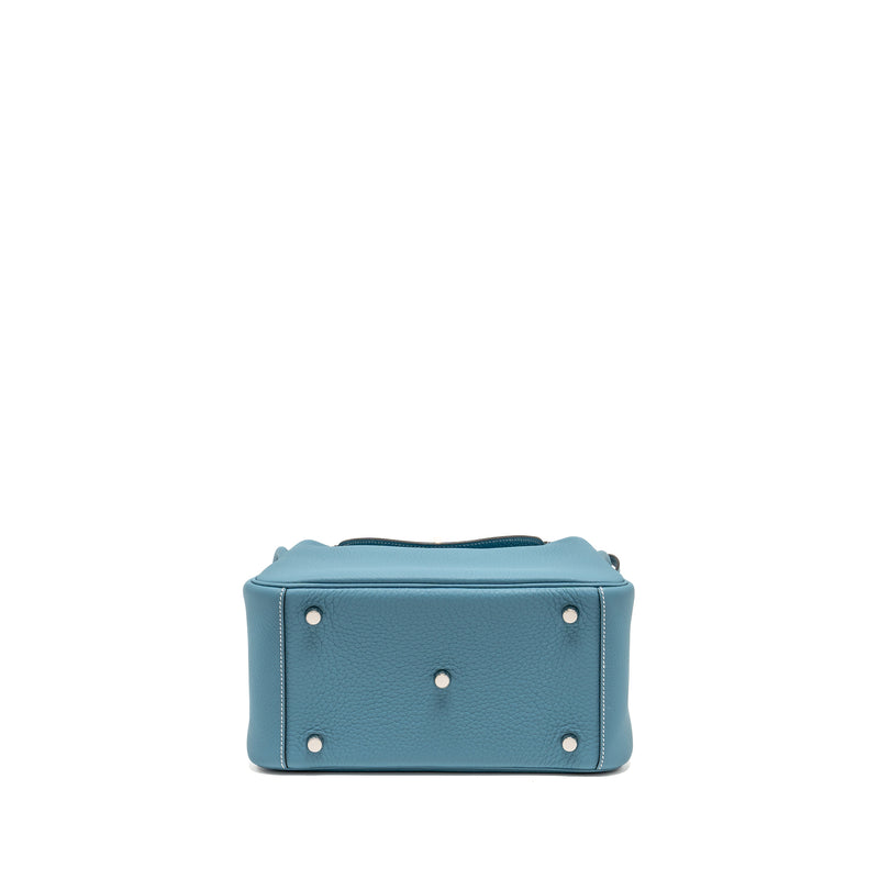 Hermes Lindy 26 Clemence New Blue Jeans SHW Stamp W