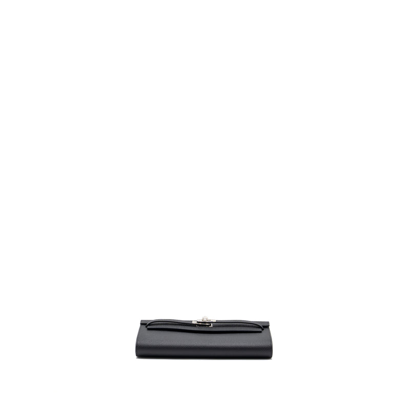 Hermes Kelly To Go Epsom Black SHW Stamp U