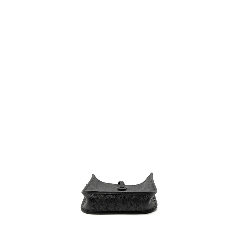 Hermes Mini Evelyne Clemence Black GHW Stamp B