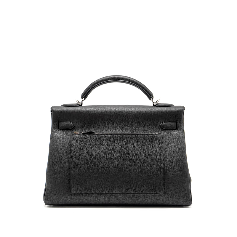 Hermes Kelly Maxi 42 Togo Black SHW Stamp W