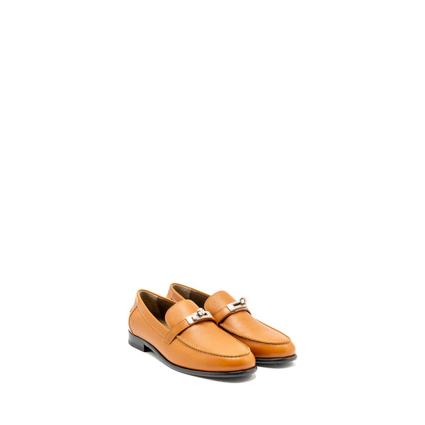 Hermes Size 39 Destin Loafer Calfskin Naturel SHW