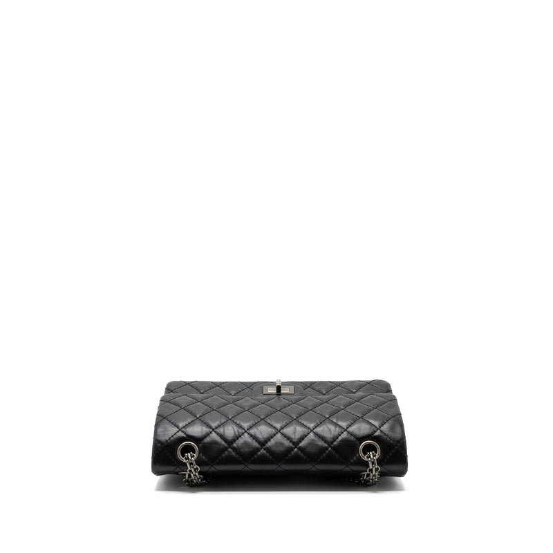 Chanel 2.55 Small Reissue Flap Bag Aged Calfskin Black Ruthenium Hardware (Microchip)