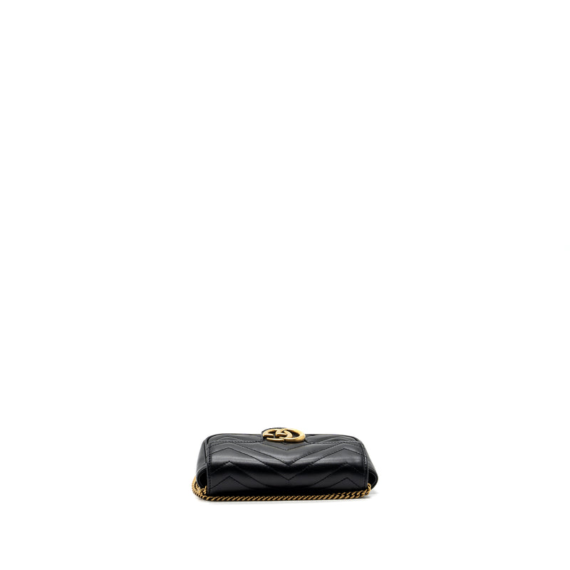 Gucci GG marmont super mini bag calfskin black GHW