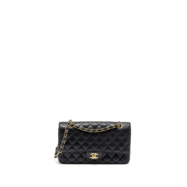 Chanel Medium Classic Double Flap Bag Caviar Black GHW