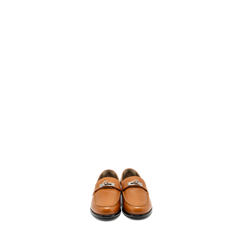 Hermes size 36.5 Destin Loafer Calfskin Naturel SHW