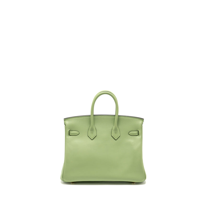 Hermes Birkin 25 Swift Vert Criquet GHW Stamp Y