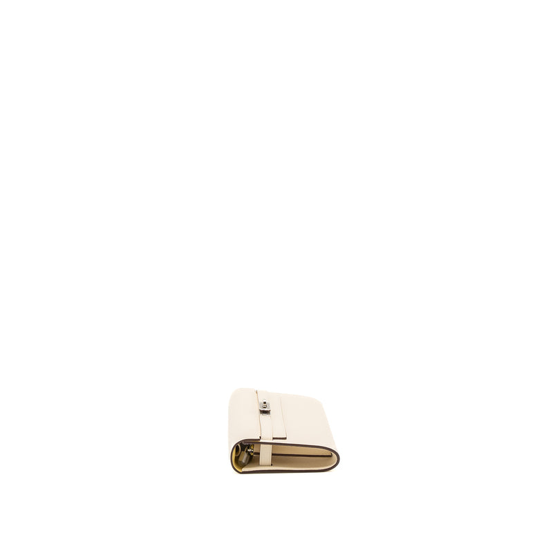 hermes classic kelly to go epsom nata / Jaune poussin SHW stamp U