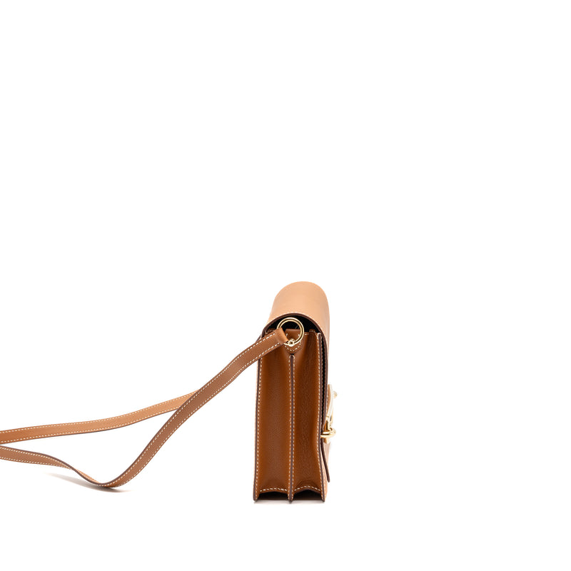 Hermes Roulis 23 Evercolor Gold GHW Stamp C
