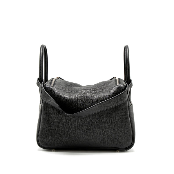Hermes Lindy 30 Clemence Black SHW Stamp C
