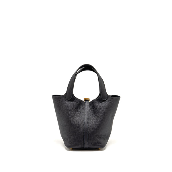 Hermes Picotin 18 Lock Bag Clemence Caban GHW Stamp U