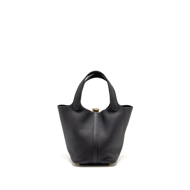 Hermes Picotin 18 Lock Bag Clemence Caban GHW Stamp U
