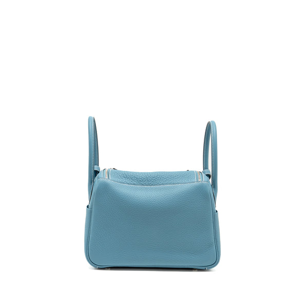 Hermes Lindy 26 Clemence New Blue Jeans SHW Stamp W