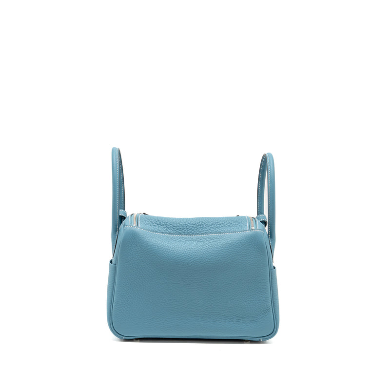 Hermes Lindy 26 Clemence New Blue Jeans SHW Stamp W