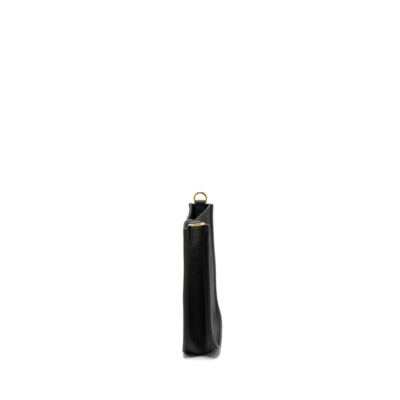 Hermes Mini Evelyne Clemence Black GHW Stamp B