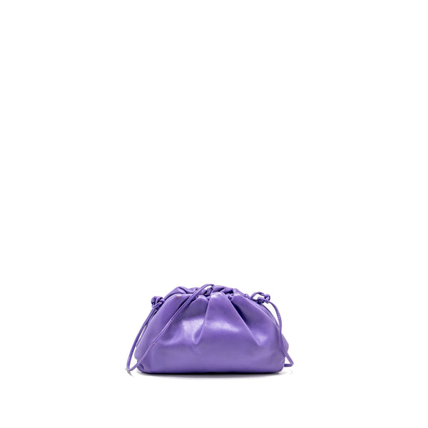 Bottega Veneta Mini Pouch Calfskin Purple SHW