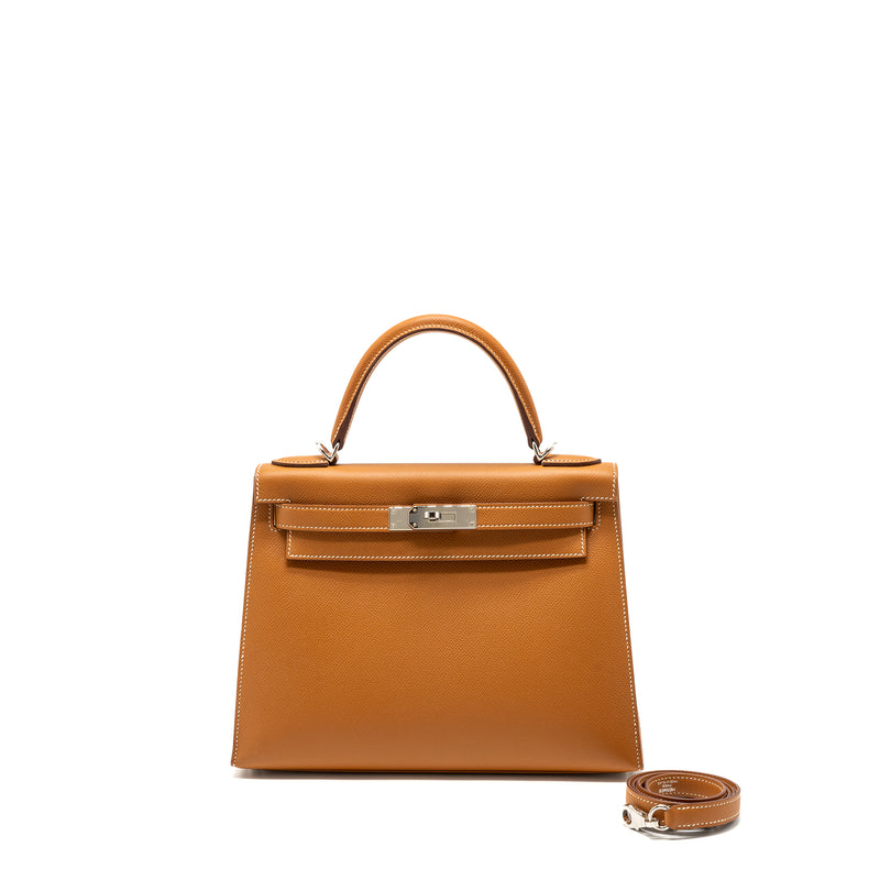 Hermes Kelly 28 Epsom Gold SHW Stamp Y