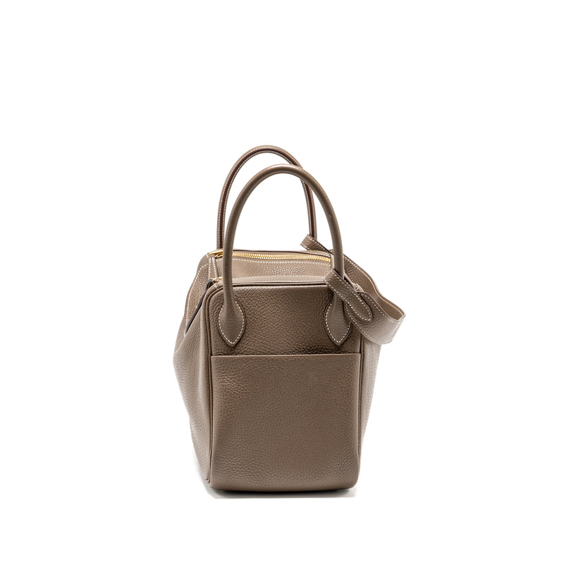 Hermes Lindy 30 Clemence Etoupe GHW Stamp C