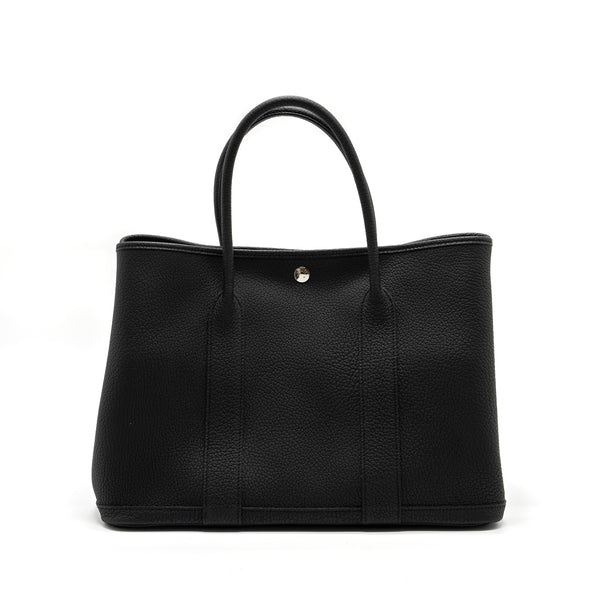 Hermes Garden Party 36 Negonda Black SHW Stamp C