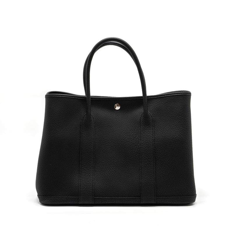 Hermes Garden Party 36 Negonda Black SHW Stamp C