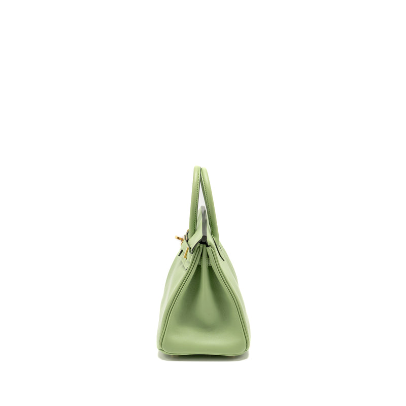 Hermes Birkin 25 Swift Vert Criquet GHW Stamp Y