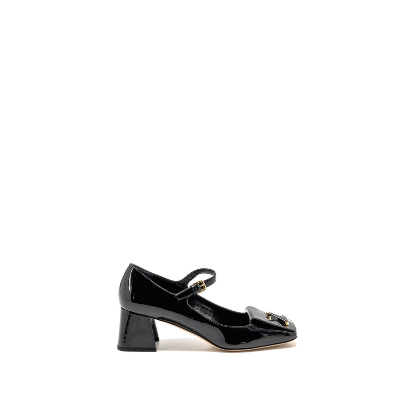 Louis Vuitton Size 38 Shake Pump Patent Black GHW