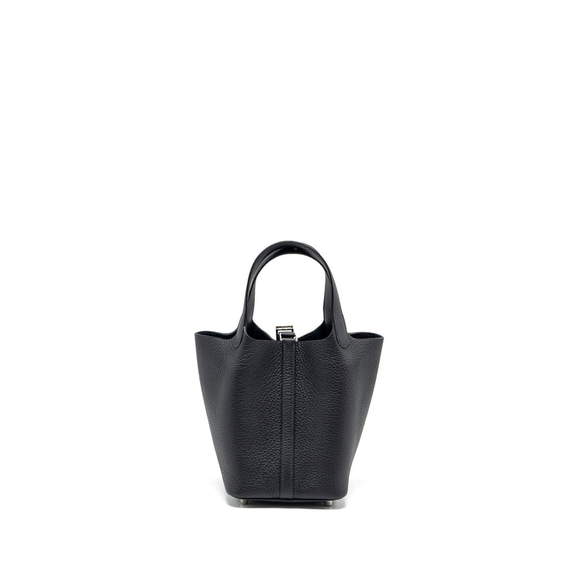 Hermes picotin 18 lock bag clemence Caban SHW stamp B
