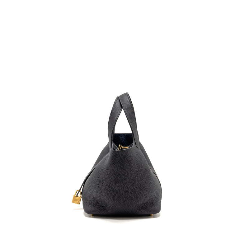 Hermes Picotin 18 Lock Bag Clemence Caban GHW Stamp U