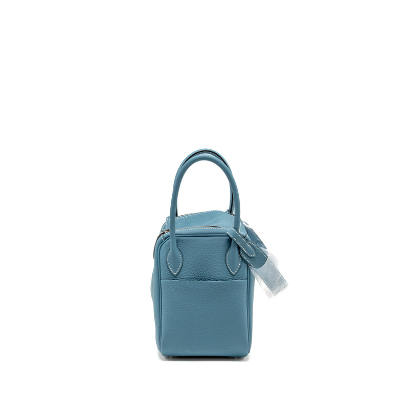 Hermes Lindy 26 Clemence New Blue Jeans SHW Stamp W