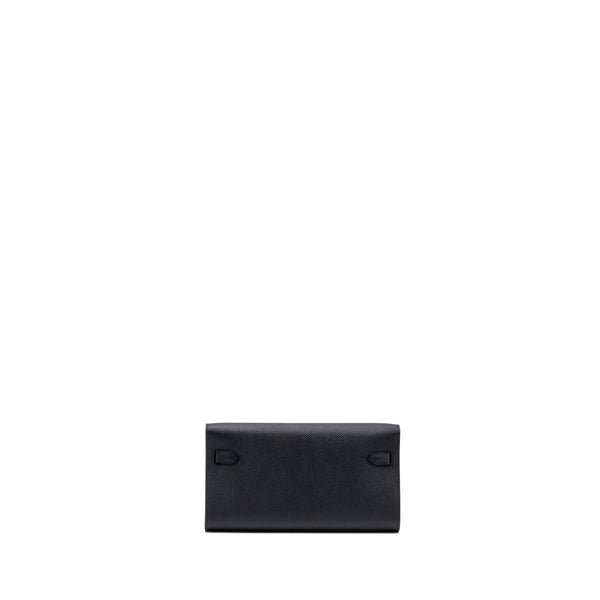Hermes Kelly To Go Epsom Black SHW Stamp U
