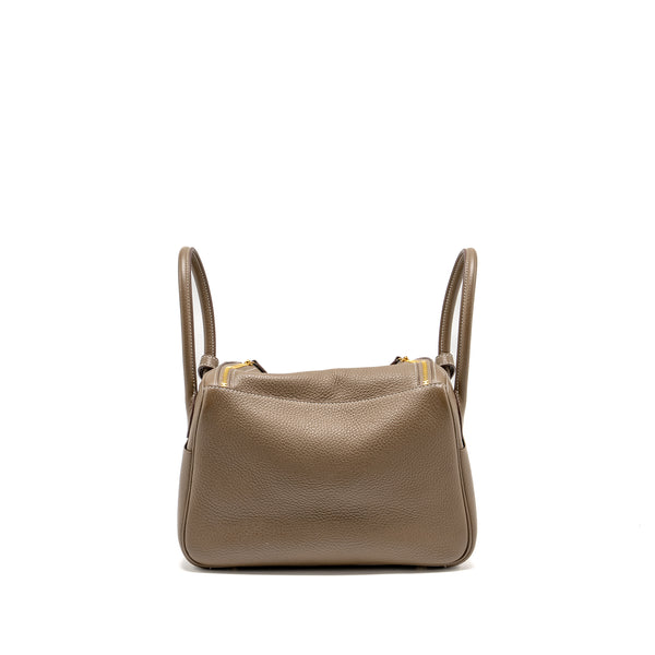 Hermes Lindy 26 Clemence Etoupe GHW Stamp U